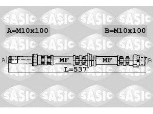 SASIC 6606040 stabdžių žarnelė 
 Stabdžių sistema -> Stabdžių žarnelės
9014289135