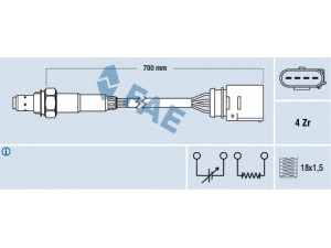 FAE 77205 lambda jutiklis 
 Išmetimo sistema -> Lambda jutiklis
036 906 265 H, 06B 906 265 A