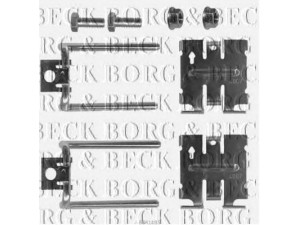 BORG & BECK BBK1185 priedų komplektas, diskinių stabdžių trinkelės 
 Stabdžių sistema -> Diskinis stabdys -> Stabdžių dalys/priedai