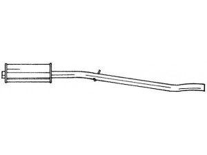 AKS DASIS SG45404 vidurinis duslintuvas