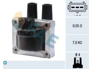 FAE 80232 ritė, uždegimas 
 Kibirkšties / kaitinamasis uždegimas -> Uždegimo ritė
77 00 107 269, SE-028915000 B