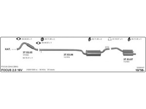 IMASAF 525000167 išmetimo sistema 
 Išmetimo sistema -> Išmetimo sistema, visa