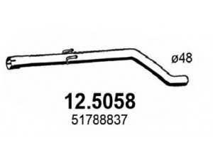 ASSO 12.5058 išleidimo kolektorius 
 Išmetimo sistema -> Išmetimo vamzdžiai
51788837, 51788837