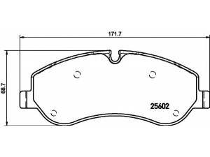 HELLA 8DB 355 020-691 stabdžių trinkelių rinkinys, diskinis stabdys 
 Techninės priežiūros dalys -> Papildomas remontas
1763915, 1842632, BK212K021AA, BK212K021AB