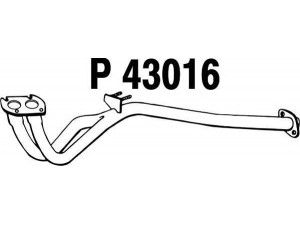FENNO P43016 išleidimo kolektorius 
 Išmetimo sistema -> Išmetimo vamzdžiai
BM70221, 5854248