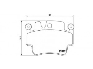 BREMBO P 65 009 stabdžių trinkelių rinkinys, diskinis stabdys 
 Techninės priežiūros dalys -> Papildomas remontas
99635193014, 99635193015, 99635193914