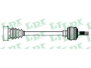 LPR DS52505 kardaninis velenas 
 Ratų pavara -> Kardaninis velenas
40608080, 46308080, 71785664, 40608080