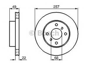 BOSCH 0 986 478 567 stabdžių diskas 
 Dviratė transporto priemonės -> Stabdžių sistema -> Stabdžių diskai / priedai
40206 4M402, 40206 4M404, 40206 71E01