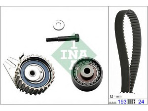 INA 530 0623 10 paskirstymo diržo komplektas 
 Techninės priežiūros dalys -> Papildomas remontas
71736714