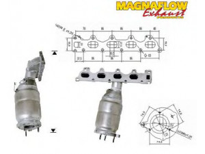 MAGNAFLOW 75823 katalizatoriaus keitiklis 
 Išmetimo sistema -> Katalizatoriaus keitiklis
5849017, 5849021, 849176