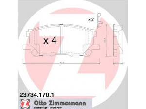 ZIMMERMANN 23734.170.1 stabdžių trinkelių rinkinys, diskinis stabdys 
 Techninės priežiūros dalys -> Papildomas remontas
0446548080, 0446548100, 04466-0W070