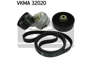 SKF VKMA 32020 V formos rumbuotas diržas, komplektas 
 Techninės priežiūros dalys -> Techninės priežiūros intervalai
46442999, 46524692, 60666950, 60811332