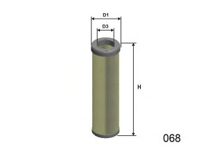 MISFAT RM809 oro filtras
3782387M1, 6I2502
