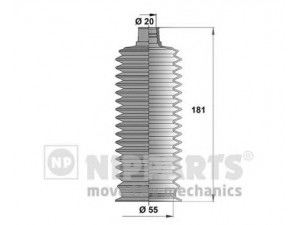 NIPPARTS J2842026 gofruotoji membrana, vairavimas 
 Vairavimas -> Gofruotoji membrana/sandarinimai
45535-60010