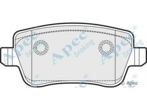 APEC braking PAD1506 stabdžių trinkelių rinkinys, diskinis stabdys 
 Techninės priežiūros dalys -> Papildomas remontas
77363601, 77363607, 77363610, 77364168
