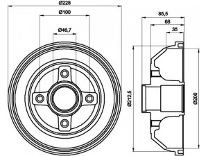 HELLA PAGID 8DT 355 300-401 stabdžių būgnas 
 Stabdžių sistema -> Būgninis stabdys -> Stabdžių būgnas
418000, 9196287