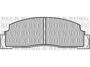 BORG & BECK BBP1088 stabdžių trinkelių rinkinys, diskinis stabdys
1527588, 1572587, 1572588, 1575787