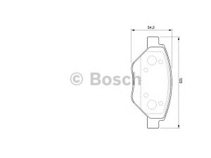 BOSCH 0 986 424 774 stabdžių trinkelių rinkinys, diskinis stabdys 
 Techninės priežiūros dalys -> Papildomas remontas
41 06 091 92R, 77 01 207 673