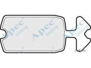 APEC braking PAD251 stabdžių trinkelių rinkinys, diskinis stabdys 
 Techninės priežiūros dalys -> Papildomas remontas
1M5434279A, 5434279, 5441968, 5441971