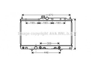 AVA QUALITY COOLING MT2214 radiatorius, variklio aušinimas 
 Aušinimo sistema -> Radiatorius/alyvos aušintuvas -> Radiatorius/dalys
MR993259