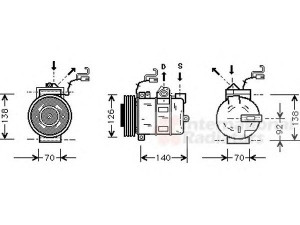 VAN WEZEL 3700K327 kompresorius, oro kondicionierius 
 Oro kondicionavimas -> Kompresorius/dalys
1854066, 1854066-90507617, 1854148
