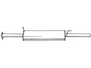 AKS DASIS SG25493 vidurinis duslintuvas