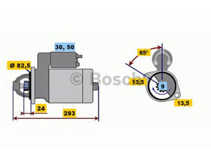 BOSCH 0 001 363 112 starteris