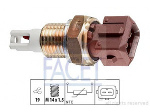 FACET 10.4016 siuntimo blokas, įsiurbiamo oro temperatūra 
 Variklis -> Variklio elektra
60806471, 500309797, 7547976, 1 639 284