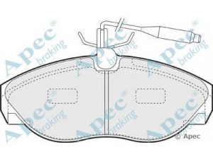 APEC braking PAD867 stabdžių trinkelių rinkinys, diskinis stabdys 
 Techninės priežiūros dalys -> Papildomas remontas
425117, 425451, 9945788, 425116