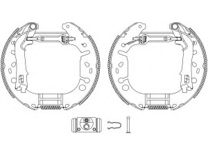 HELLA 8DB 355 005-191 stabdžių trinkelių komplektas 
 Techninės priežiūros dalys -> Papildomas remontas
77363858, 77364264, 77365863, 1605459