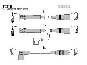 TESLA T031B uždegimo laido komplektas 
 Kibirkšties / kaitinamasis uždegimas -> Uždegimo laidai/jungtys
12121714154, 12121720529