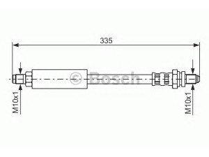 BOSCH 1 987 476 627 stabdžių žarnelė 
 Stabdžių sistema -> Stabdžių žarnelės
7402895, 95AB 2282 CB