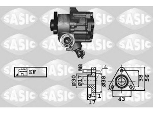 SASIC 7076002 hidraulinis siurblys, vairo sistema 
 Vairavimas -> Vairo pavara/siurblys
46406957