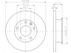 HELLA 8DD 355 101-341 stabdžių diskas 
 Stabdžių sistema -> Diskinis stabdys -> Stabdžių diskas
251407615B, 251407615Q, 251407615B