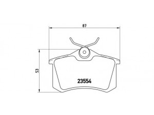 BREMBO P 85 017 stabdžių trinkelių rinkinys, diskinis stabdys 
 Techninės priežiūros dalys -> Papildomas remontas
161698451D, 191615415A, 191615415D