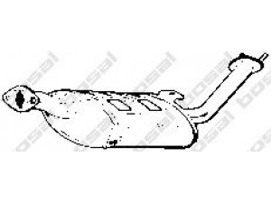 BOSAL 145-001 vidurinis duslintuvas 
 Išmetimo sistema -> Duslintuvas
1953187, 1956101, 1960322, 20100-0F350