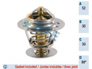 FAE 5305188 termostatas, aušinimo skystis 
 Aušinimo sistema -> Termostatas/tarpiklis -> Thermostat
1634617, 1663819, 1866289, 1866389