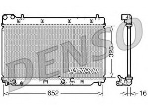 DENSO DRM40014 radiatorius, variklio aušinimas 
 Aušinimo sistema -> Radiatorius/alyvos aušintuvas -> Radiatorius/dalys
19010PWAJ51