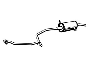 WALKER 12393 galinis duslintuvas 
 Išmetimo sistema -> Duslintuvas
MB252679, MB431364, MB925127