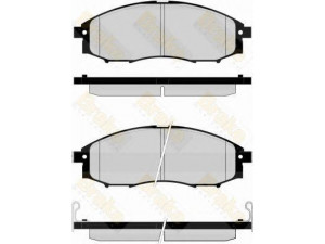 Brake ENGINEERING PA1590 stabdžių trinkelių rinkinys, diskinis stabdys 
 Techninės priežiūros dalys -> Papildomas remontas
410607Z025, 41060VK190, D1060VK100