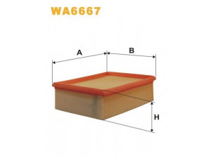 WIX FILTERS WA6667 oro filtras 
 Filtrai -> Oro filtras