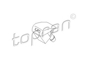TOPRAN 109 976 plovimo skysčio purkštukas, priekinis langas 
 Priekinio stiklo valymo sistema -> Ploviklio purkštukas
3B0 955 985, 3B0 955 985
