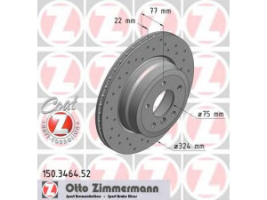 ZIMMERMANN 150.3464.52 stabdžių diskas 
 Dviratė transporto priemonės -> Stabdžių sistema -> Stabdžių diskai / priedai
3421 6 778 649, 3421 6 855 003