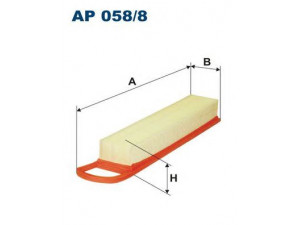 FILTRON AP058/8 oro filtras 
 Filtrai -> Oro filtras
13717534825, 1444RK, 1444RJ, 1444XG
