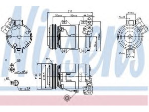 NISSENS 89519 kompresorius, oro kondicionierius 
 Oro kondicionavimas -> Kompresorius/dalys
9520054JA0, 9520054JB0, 9520154JA0