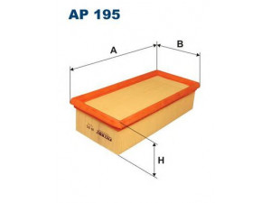 FILTRON AP195 oro filtras 
 Techninės priežiūros dalys -> Techninės priežiūros intervalai
1500A045, 8200792661, 1350900501
