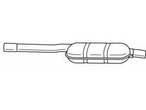 AKS DASIS SG35438 vidurinis duslintuvas