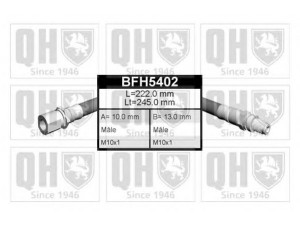 QUINTON HAZELL BFH5402 stabdžių žarnelė 
 Stabdžių sistema -> Stabdžių žarnelės
4 543 427