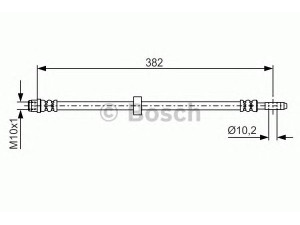 BOSCH 1 987 476 696 stabdžių žarnelė 
 Stabdžių sistema -> Stabdžių žarnelės
6N0 611 701, 6N0 611 701 A, 6N0 611 701 B