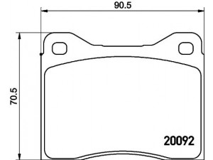 MINTEX MDB1024 stabdžių trinkelių rinkinys, diskinis stabdys
9838056751, 34111111649, 34111117979